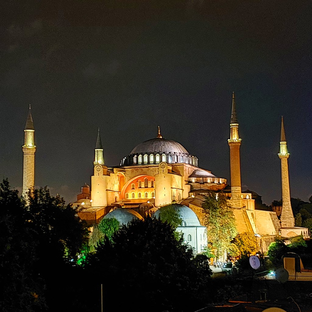Hagia Sophia from the Old House Restaurant Terrace